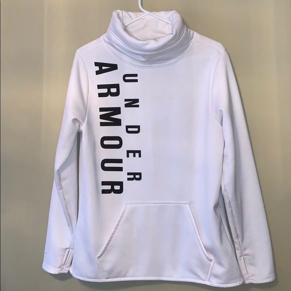 Under Armor long sleeve White sweatshirt